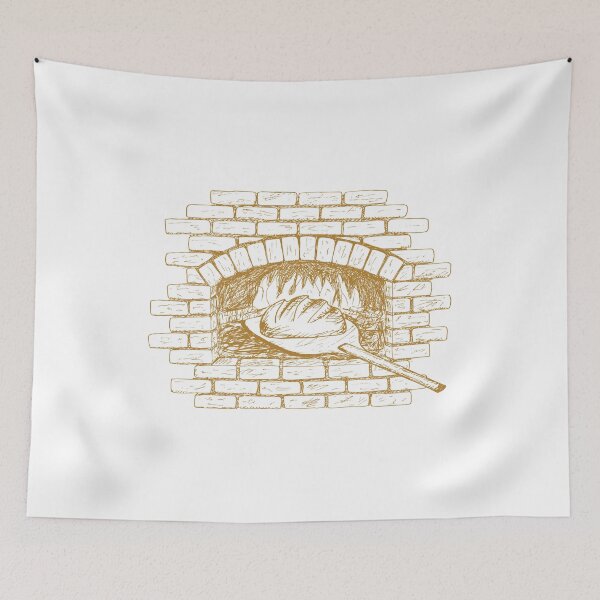 Item preview, Baking Bread illustration designed and sold by sunnyxvibesss.