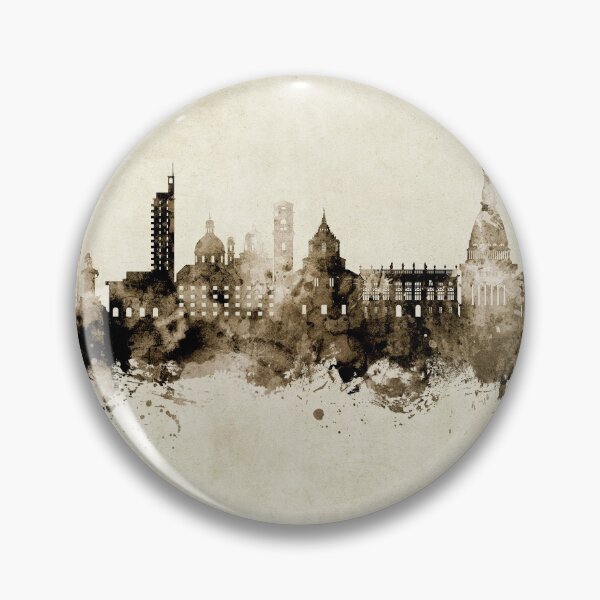 Aperçu de l'œuvre Turin Italy Skyline créée et vendue par ArtPrints.