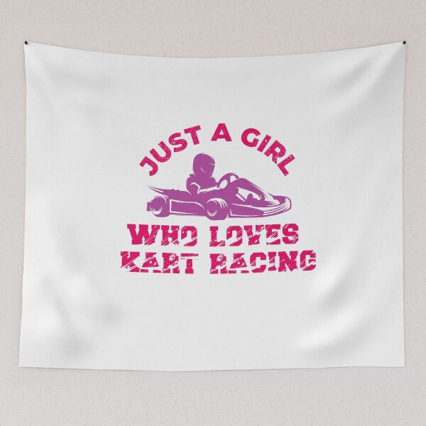 Item preview, JUST A GIRL WHO LOVE KART RACING - Go Kart Racing Girl designed and sold by ildafdhome.