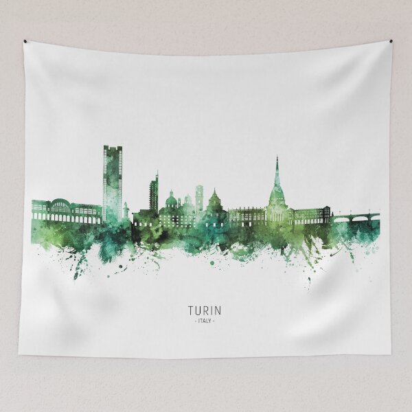 Item preview, Turin Italy Skyline designed and sold by ArtPrints.