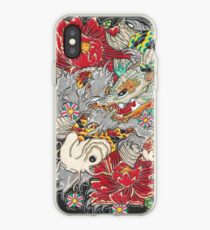 Koi dragon with koi fish iPhone Case