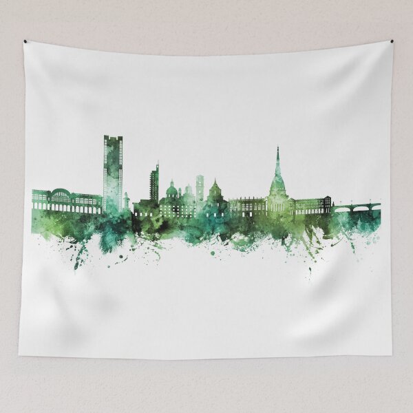 Item preview, Turin Italy Skyline designed and sold by ArtPrints.