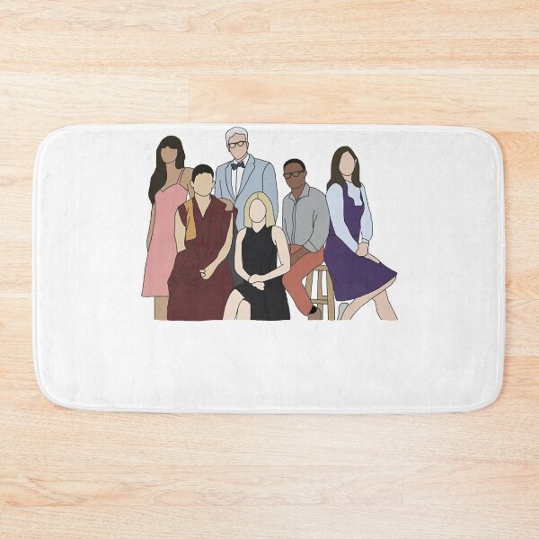 Item preview, The Good Place Near Each Other cast illustration designed and sold by GoodPlaceVuong.