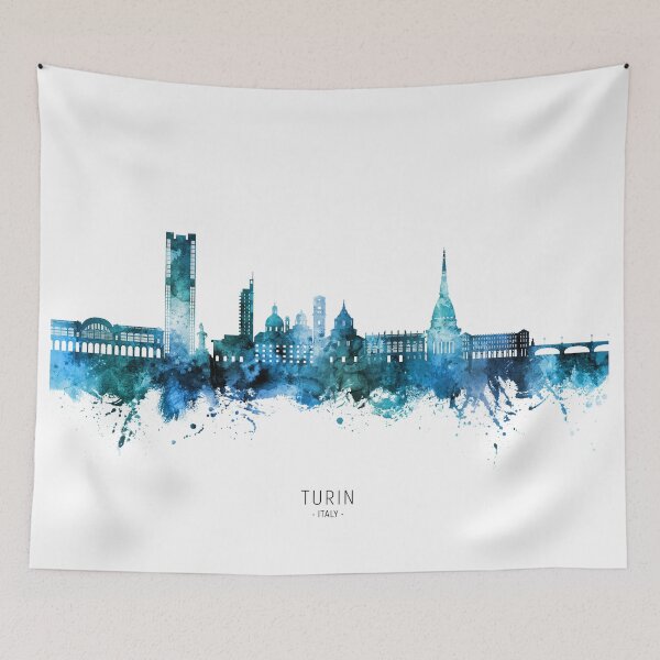 Item preview, Turin Italy Skyline designed and sold by ArtPrints.