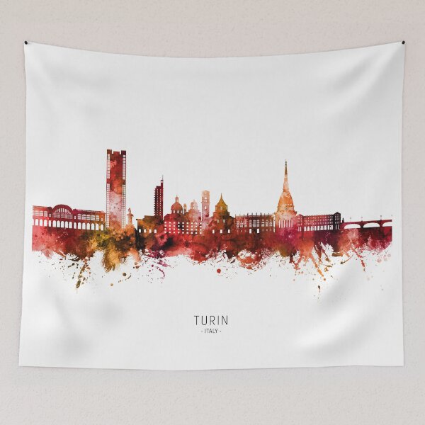 Item preview, Turin Italy Skyline designed and sold by ArtPrints.