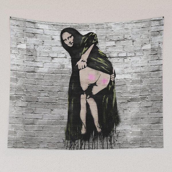 Item preview, Mona Lisa Kiss My Ass designed and sold by WE-ARE-BANKSY.