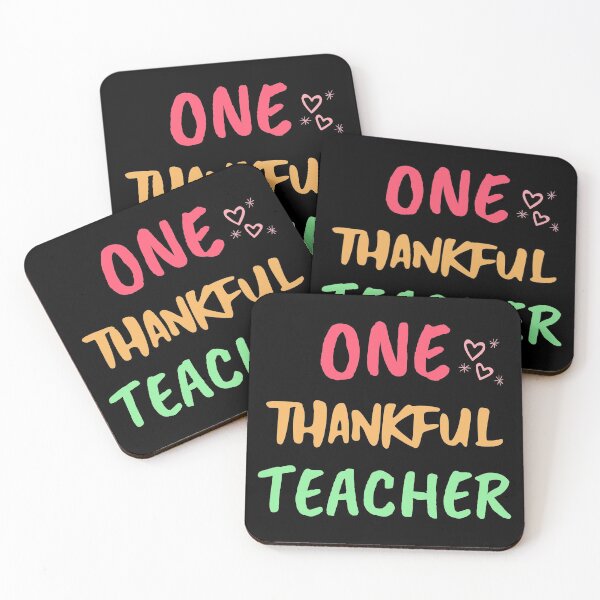Item preview, One Thankful Teacher | Inspiring Teacher designed and sold by The-ItemShop.