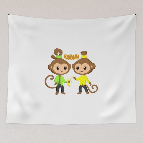 Item preview, Cute Monkeys Love Banana designed and sold by ParadoxEnvision.
