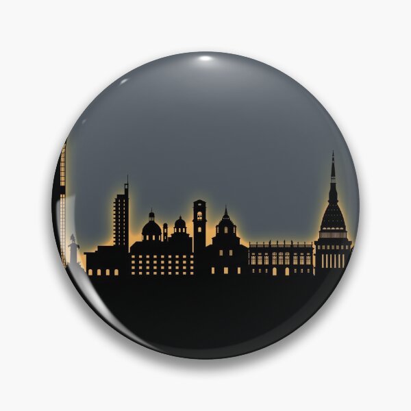Aperçu de l'œuvre Turin Italy Skyline créée et vendue par ArtPrints.