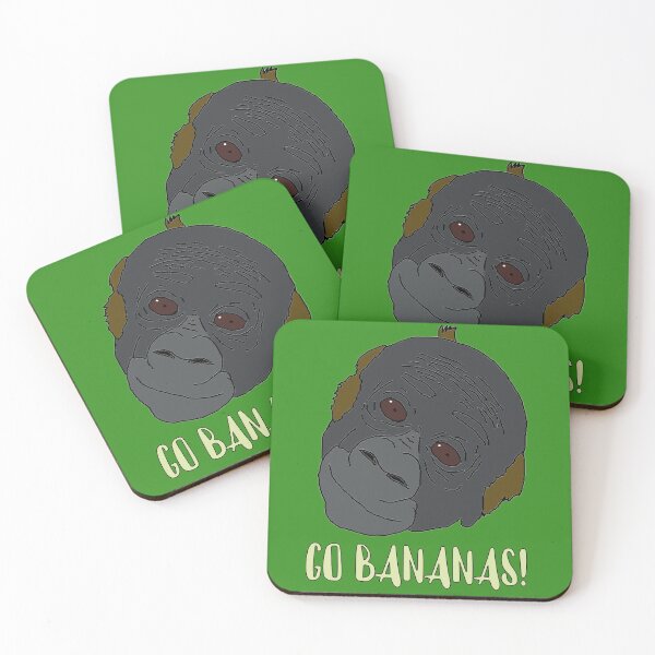 Item preview, Go Bananas Baby Gorilla Cartoon designed and sold by RevolutionInPaint.