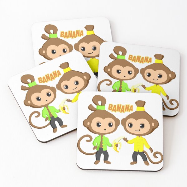Item preview, Cute Monkeys Love Banana designed and sold by ParadoxEnvision.