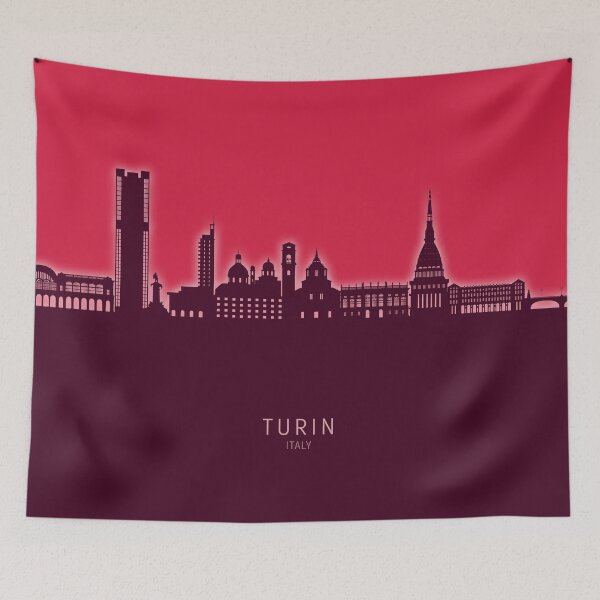Item preview, Turin Italy Skyline designed and sold by ArtPrints.