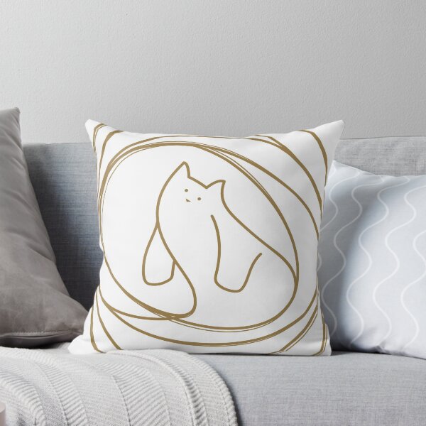 Item preview, Cute cat trapped in it's own thoughts  designed and sold by Wiggly Lines.