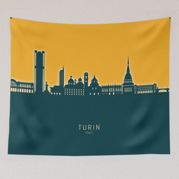 Item preview, Turin Italy Skyline designed and sold by ArtPrints.