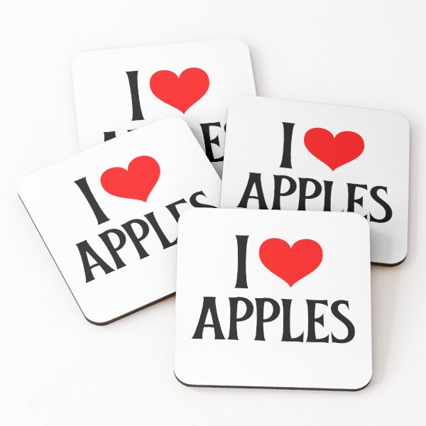 Item preview, I heart Apples I love Apples  designed and sold by JinkerCreations.