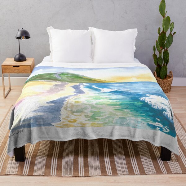 Item preview, Astonishing Achill Island Beach Scene with Slievemore in Ireland designed and sold by artshop77.