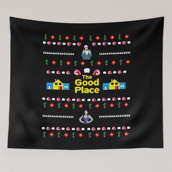 Item preview, The Good Place Near Each Other ugly sweater thingy designed and sold by GoodPlaceVuong.