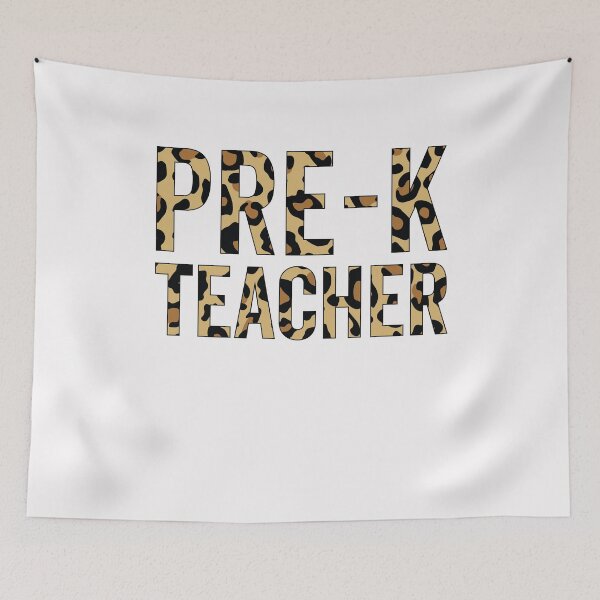 Item preview, Leopard Prek Teacher Cute Preschool Back to School Pre K designed and sold by clothesy7.