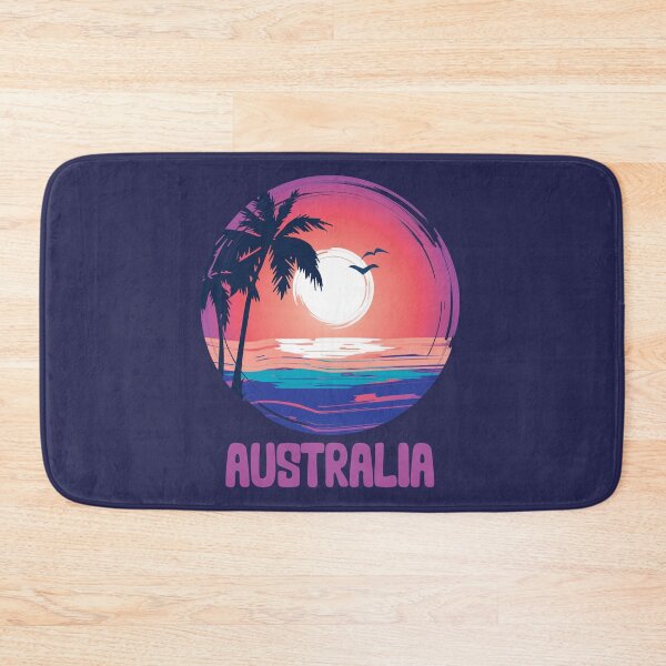 Item preview, Australia beach sunset Retro designed and sold by charaf19.