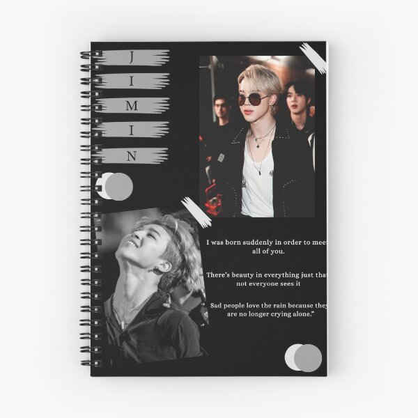 Item preview, Jimin motivation notebook  designed and sold by SULL1Store.