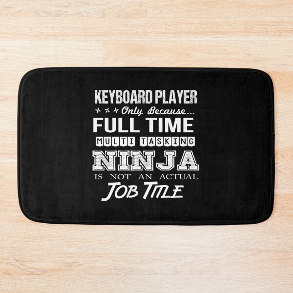 Item preview, Keyboard Player T Shirt - Multitasking Ninja Job Gift Item Tee designed and sold by uillamab.