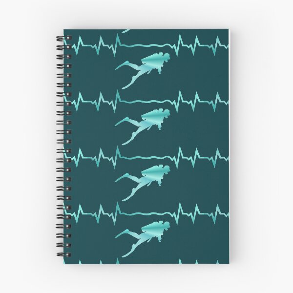 Item preview, Diver heartbeat, underwater, scuba diving designed and sold by claudiasartwork.