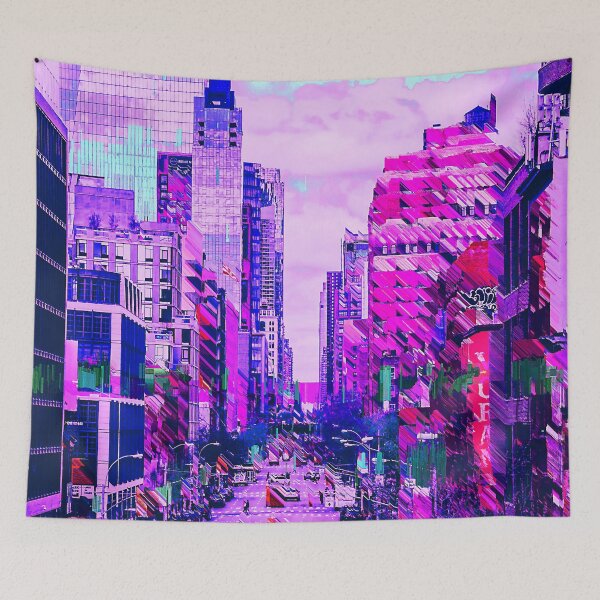 Item preview, New York City Vaporwave Glitch Art designed and sold by glitchhub.