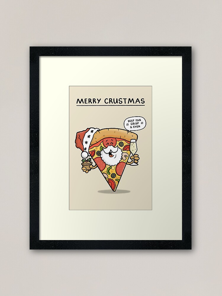 Alternate view of Merry Crustmas Framed Art Print