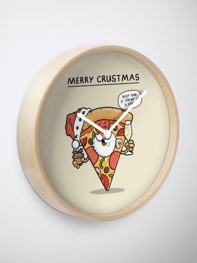 Alternate view of Merry Crustmas Clock