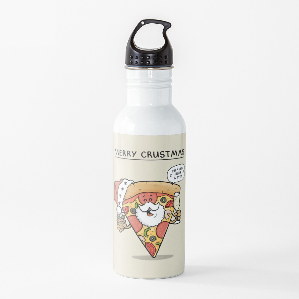 Merry Crustmas Water Bottle