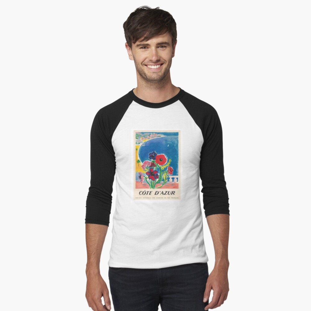 Item preview, Baseball ¾ Sleeve T-Shirt designed and sold by retrographics.