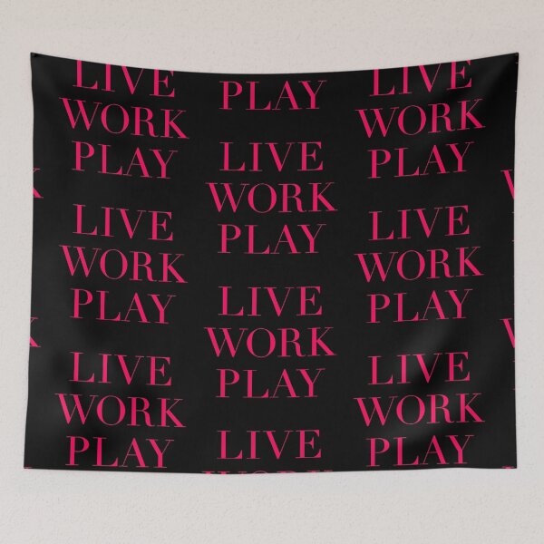 Item preview, Live, work, play v.1 designed and sold by x1brett.
