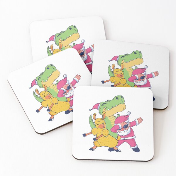 Item preview, Santa Claus Dinosaur Lamma Alpaca Dabbing , Happy Christmas  designed and sold by TRIBExSPACE.