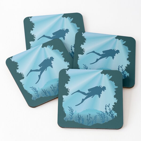 Item preview, Kopie von Diver heartbeat, underwater, scuba diving designed and sold by claudiasartwork.