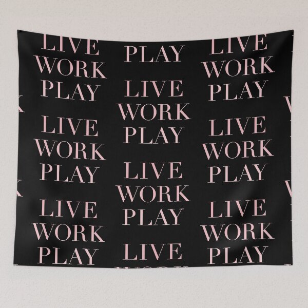 Item preview, Live, work, play v.7 designed and sold by x1brett.