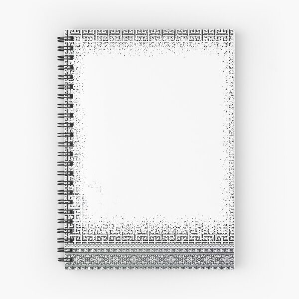 Item preview, Greek Key Black White Paint designed and sold by Yiorgos Designs.