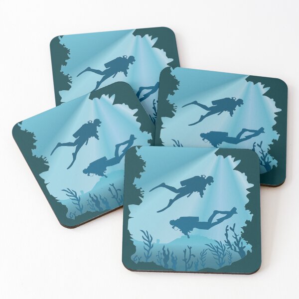 Item preview, Kopie von Kopie von Diver heartbeat, underwater, scuba diving designed and sold by claudiasartwork.