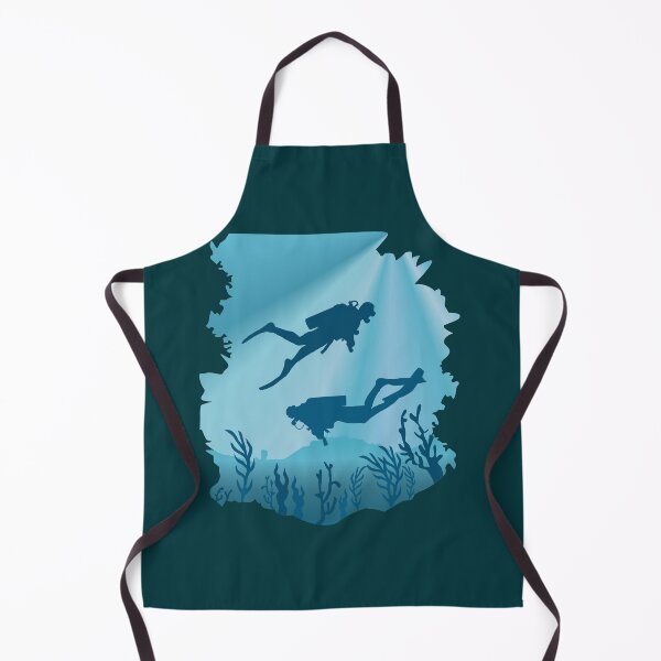 Item preview, Kopie von Kopie von Diver heartbeat, underwater, scuba diving designed and sold by claudiasartwork.