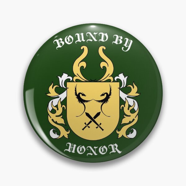 Item preview, Bound By Honor Dragons and Swords Coat of Arms designed and sold by LeftFieldFunny.
