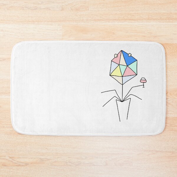 Item preview, Cute Bacteriophage with a Fancy Coctail designed and sold by fogoosherie.