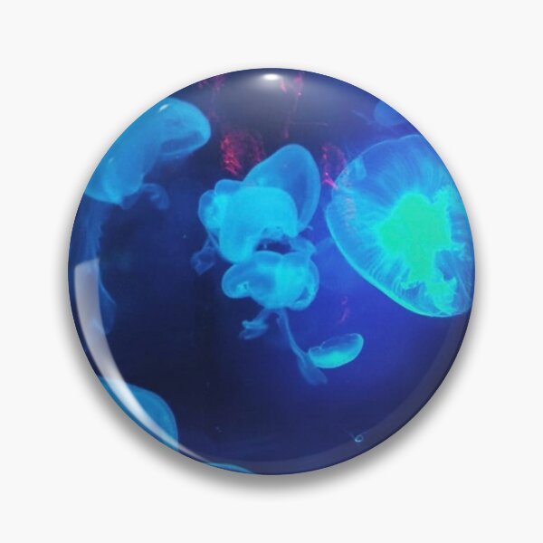 Item preview, Ethereal blue jellyfish designed and sold by arshiaj.