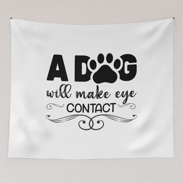 Item preview, A Dog Will Make Eye Contact designed and sold by eajob.