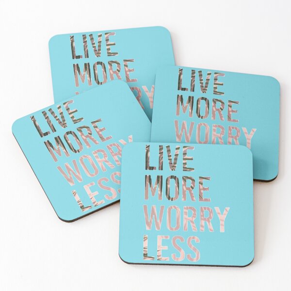Item preview, Live More Worry Less designed and sold by Zebra-fashion.
