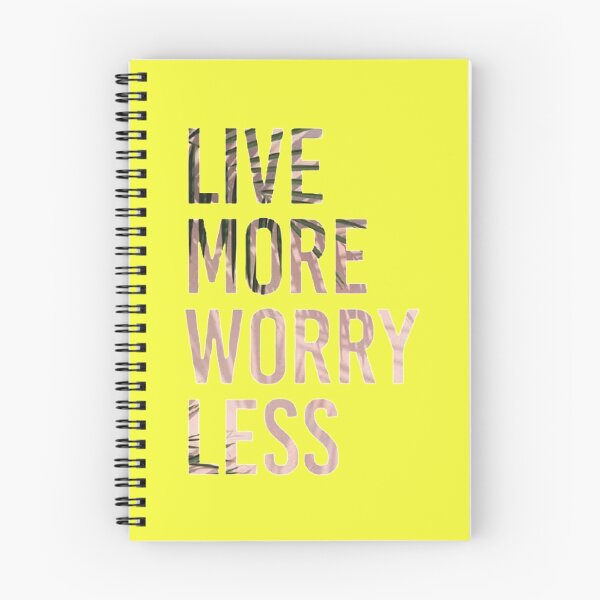 Item preview, Live More Worry Less designed and sold by Zebra-fashion.