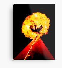 Phoenix Flame Tower Metal Print