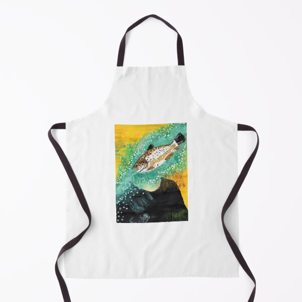 Item preview, TroutHead fish portrait designed and sold by PotofBasil.