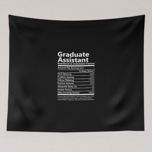 Artikelvorschau, Graduate Assistant T-Shirt - Ernährungs- und unbestreitbare Faktoren Geschenkartikel Tee entworfen und verkauft von uillamab.