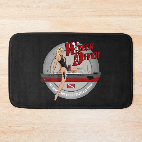 Item preview, Retro Pin-up Wreck Diver  designed and sold by StrongVlad.