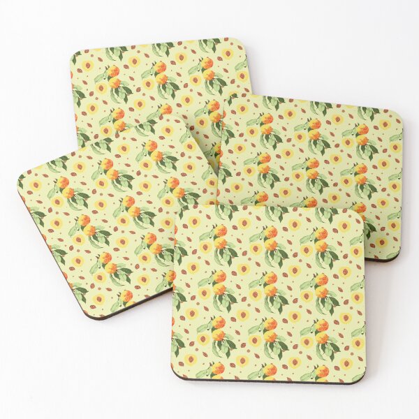 Item preview, Apricots repeating pattern designed and sold by BrandNameNerd.