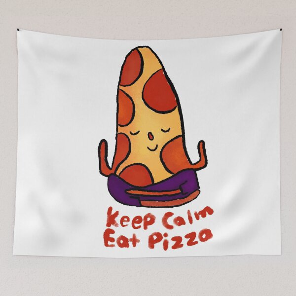 Item preview, Keep Calm And Eat Pizza designed and sold by maisiriva.